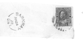 1920 Barkway Post Office stamp